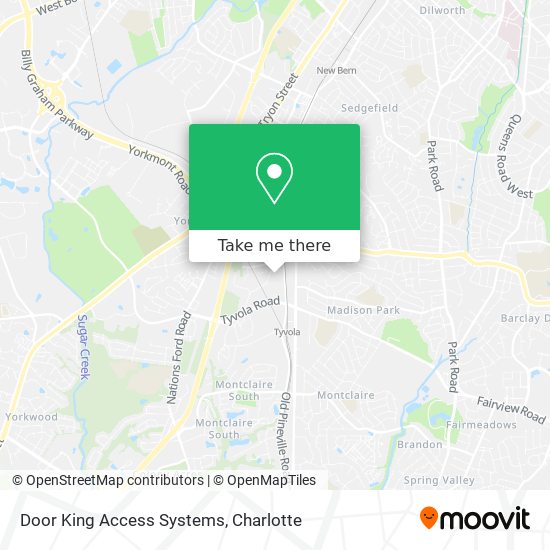 Door King Access Systems map
