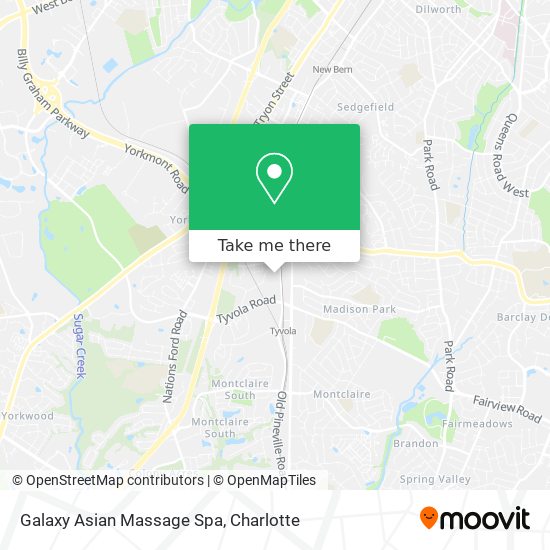 Mapa de Galaxy Asian Massage Spa