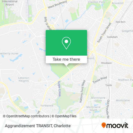 Aggrandizement TRANSIT map