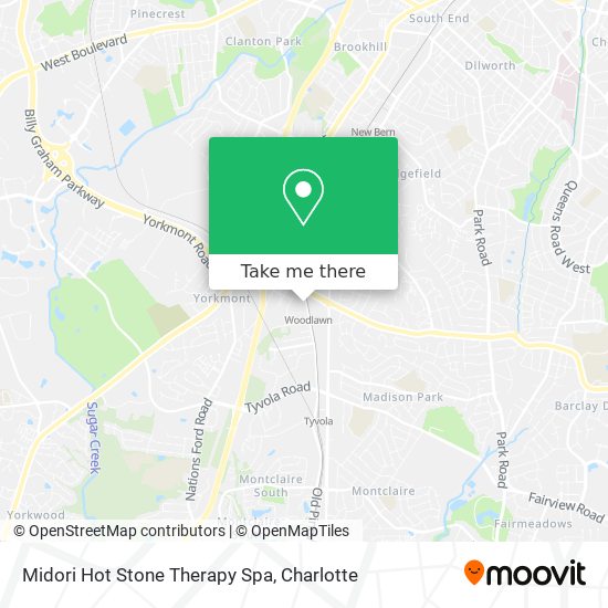 Mapa de Midori Hot Stone Therapy Spa