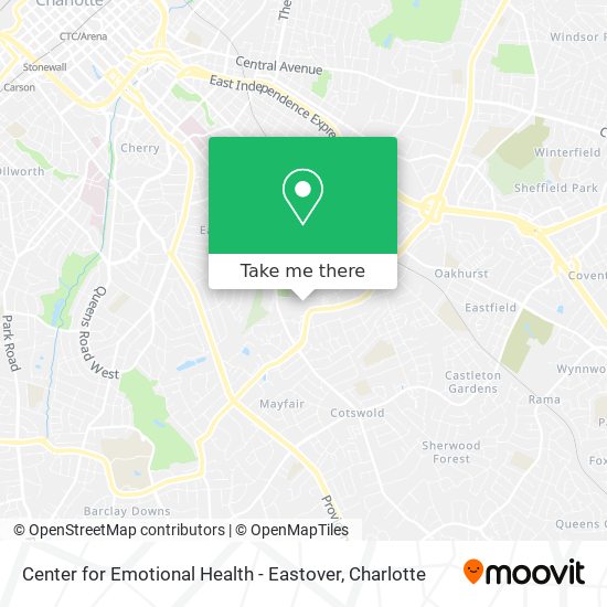 Center for Emotional Health - Eastover map