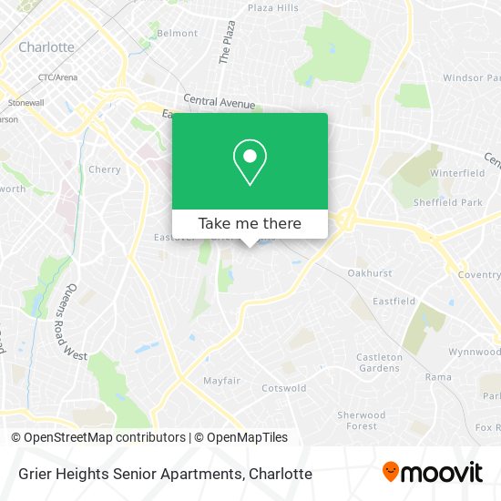 Grier Heights Senior Apartments map