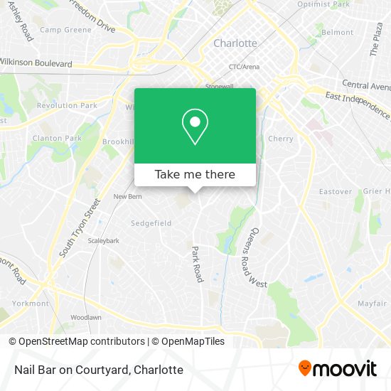 Nail Bar on Courtyard map