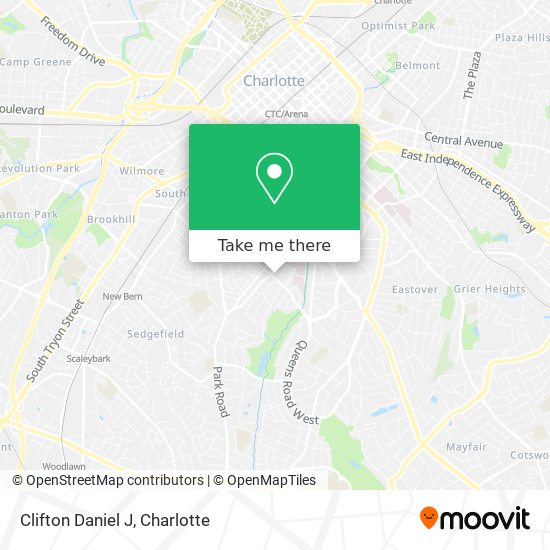 Mapa de Clifton Daniel J