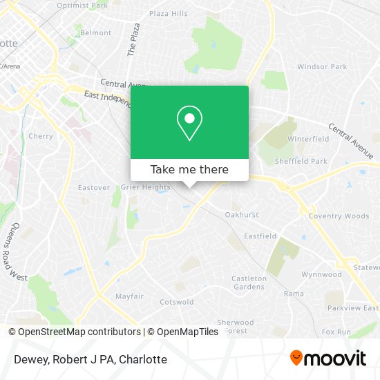 Dewey, Robert J PA map