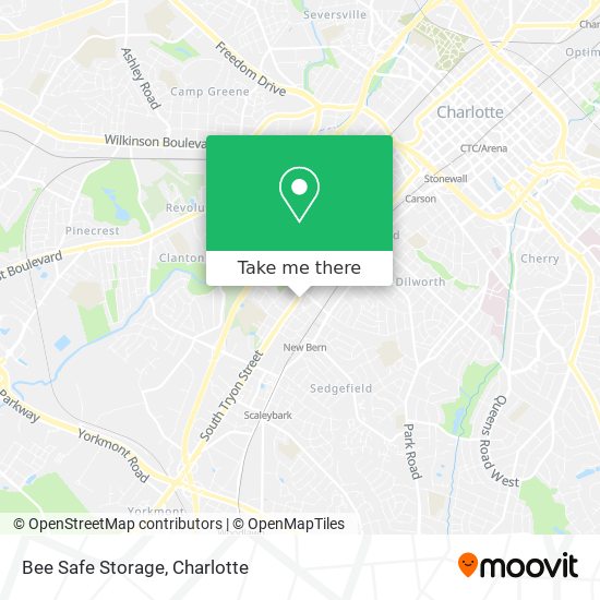 Bee Safe Storage map