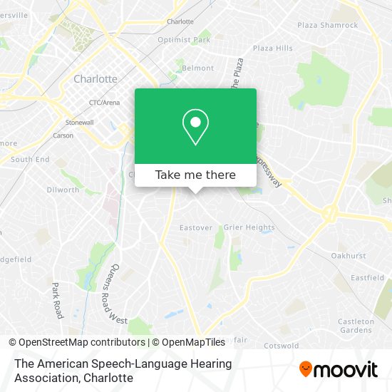 Mapa de The American Speech-Language Hearing Association