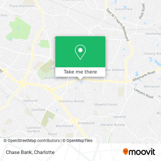 Mapa de Chase Bank