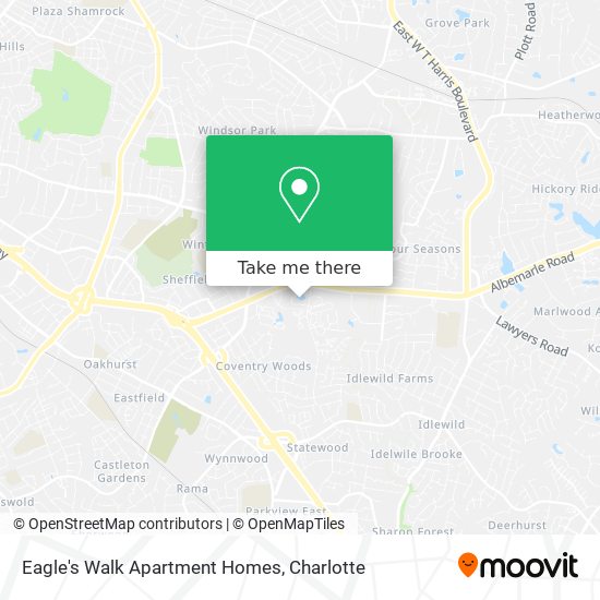 Eagle's Walk Apartment Homes map