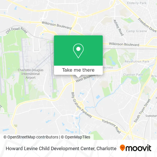 Howard Levine Child Development Center map