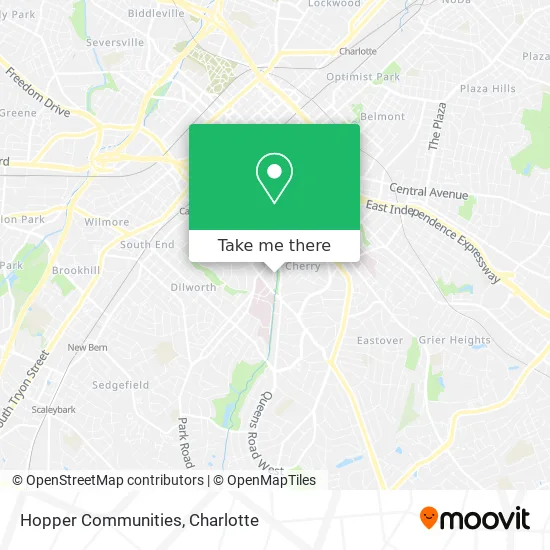 Hopper Communities map