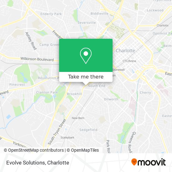 Mapa de Evolve Solutions