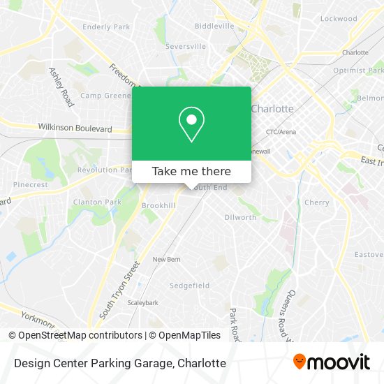 Design Center Parking Garage map
