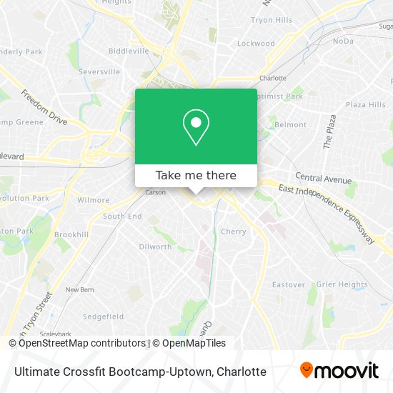 Mapa de Ultimate Crossfit Bootcamp-Uptown