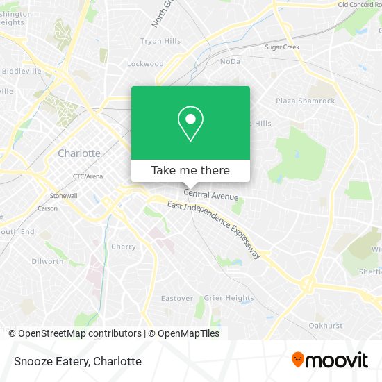 Mapa de Snooze Eatery