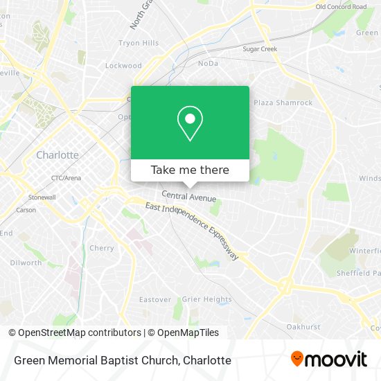 Mapa de Green Memorial Baptist Church