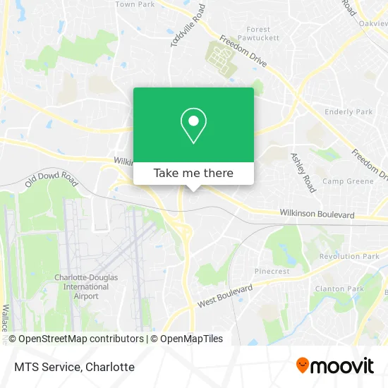 MTS Service map