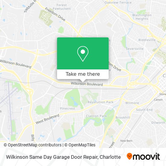 Mapa de Wilkinson Same Day Garage Door Repair