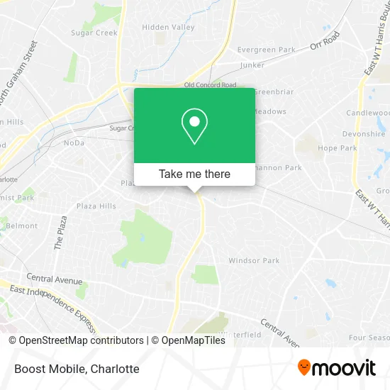 Boost Mobile map
