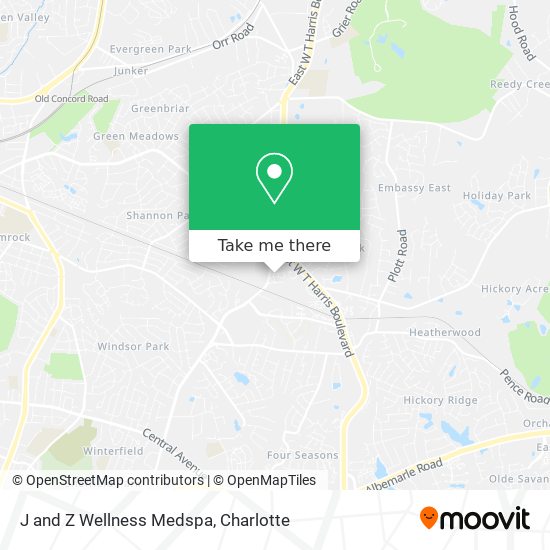 Mapa de J and Z Wellness Medspa