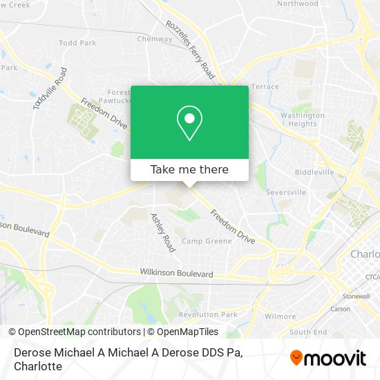 Mapa de Derose Michael A Michael A Derose DDS Pa