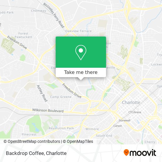Mapa de Backdrop Coffee