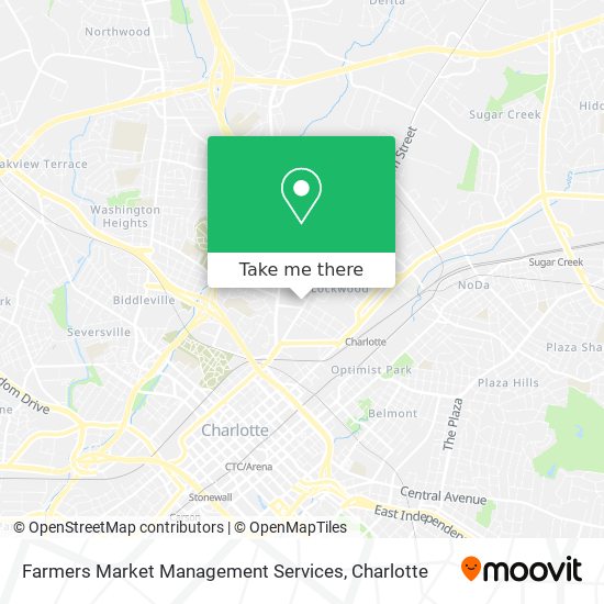 Farmers Market Management Services map