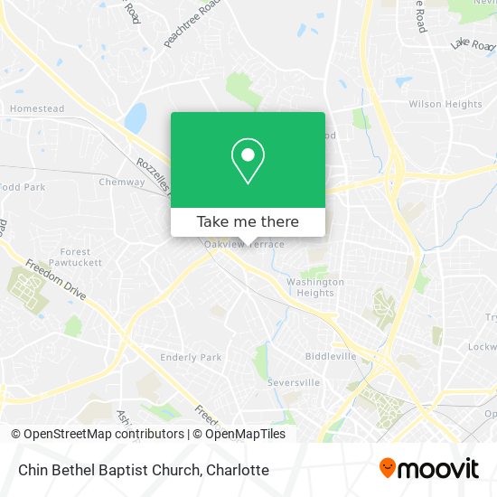 Mapa de Chin Bethel Baptist Church