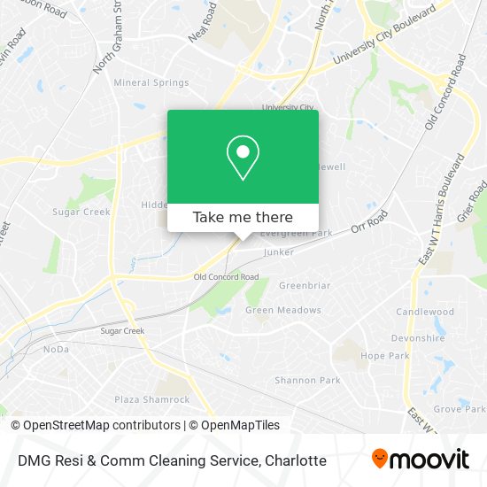 Mapa de DMG Resi & Comm Cleaning Service
