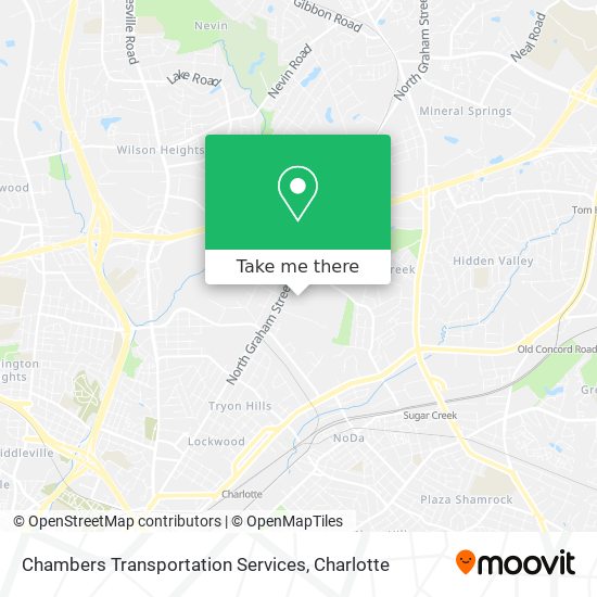 Chambers Transportation Services map