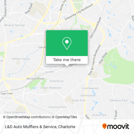 L&D Auto Mufflers & Service map