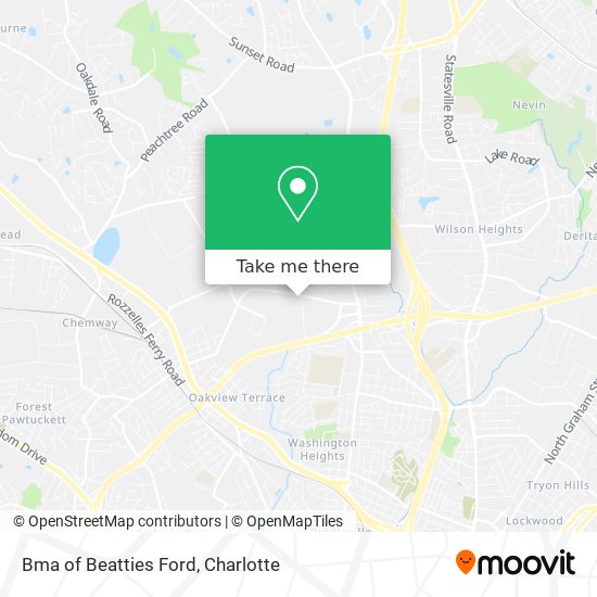 Bma of Beatties Ford map