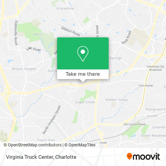 Virginia Truck Center map