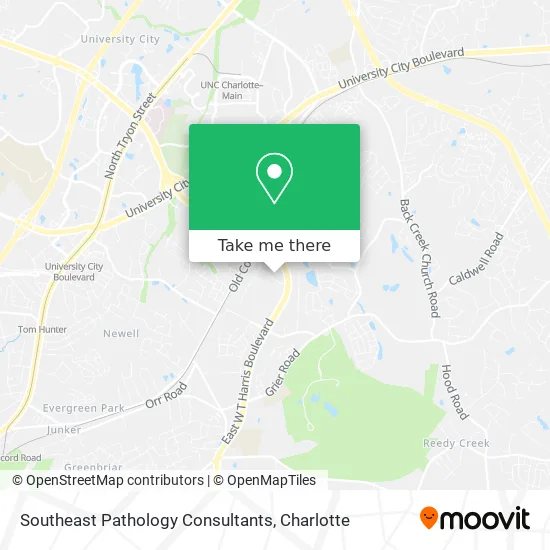 Southeast Pathology Consultants map