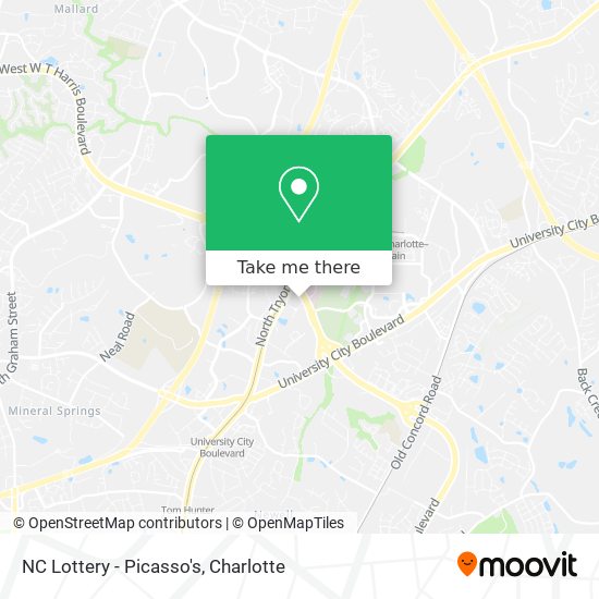 NC Lottery - Picasso's map
