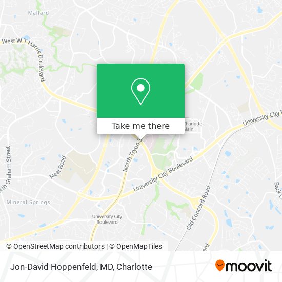 Jon-David Hoppenfeld, MD map