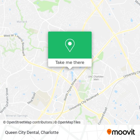 Queen City Dental map