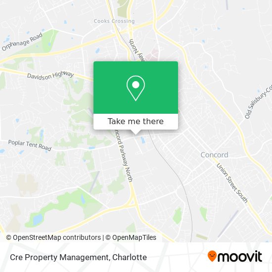 Cre Property Management map