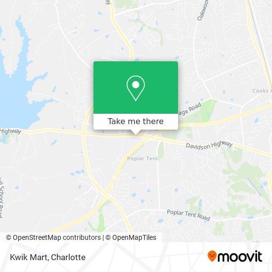 Mapa de Kwik Mart