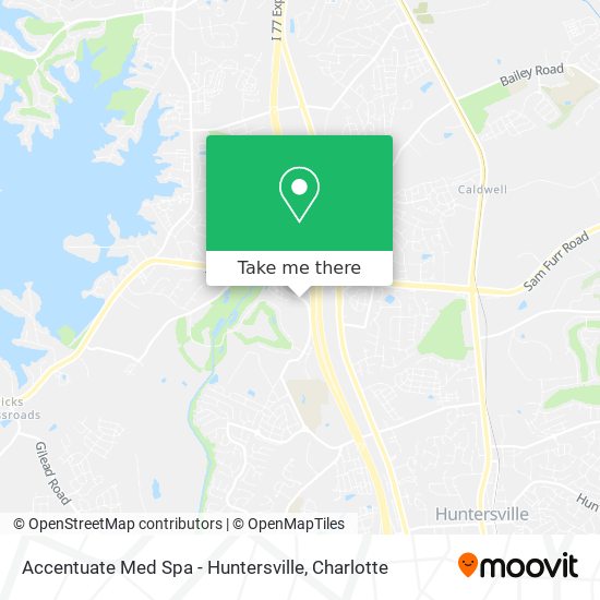 Accentuate Med Spa - Huntersville map