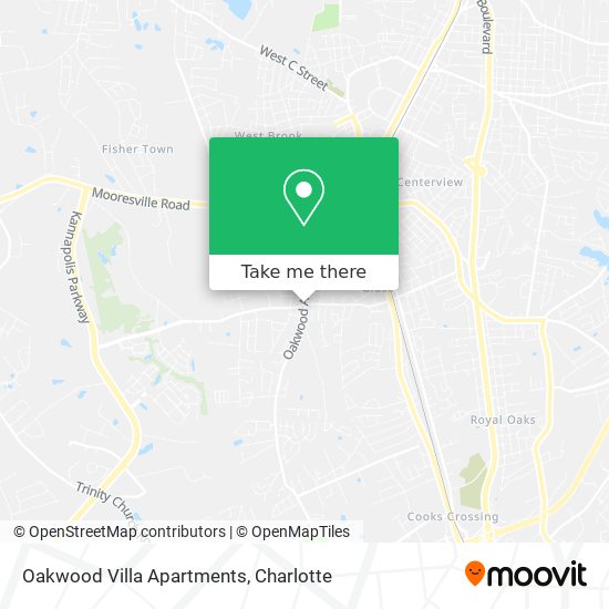 Mapa de Oakwood Villa Apartments