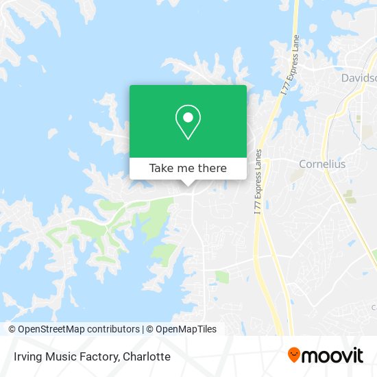 Mapa de Irving Music Factory