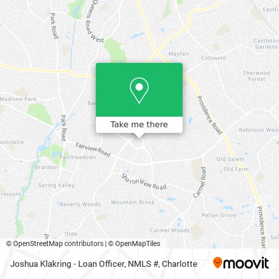 Joshua Klakring - Loan Officer, NMLS # map