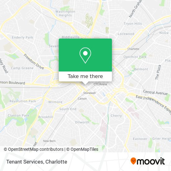 Tenant Services map