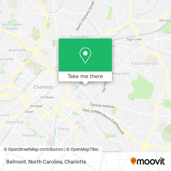 Belmont, North Carolina map