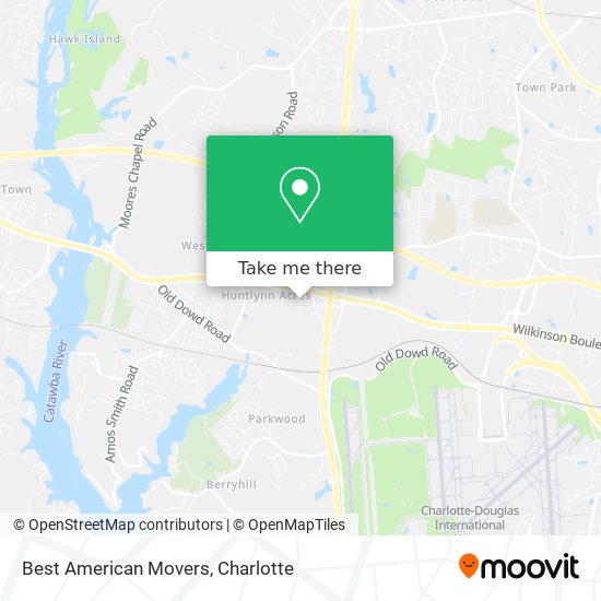 Best American Movers map