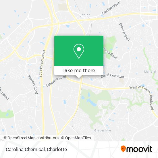 Carolina Chemical map