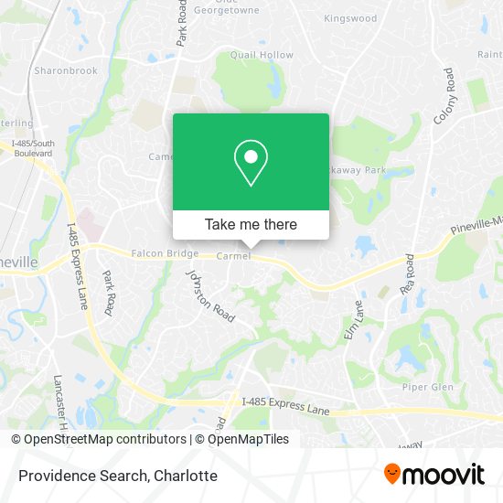 Providence Search map