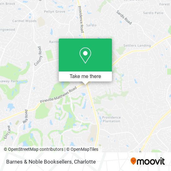Barnes & Noble Booksellers map