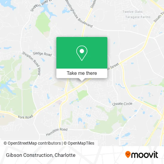 Gibson Construction map